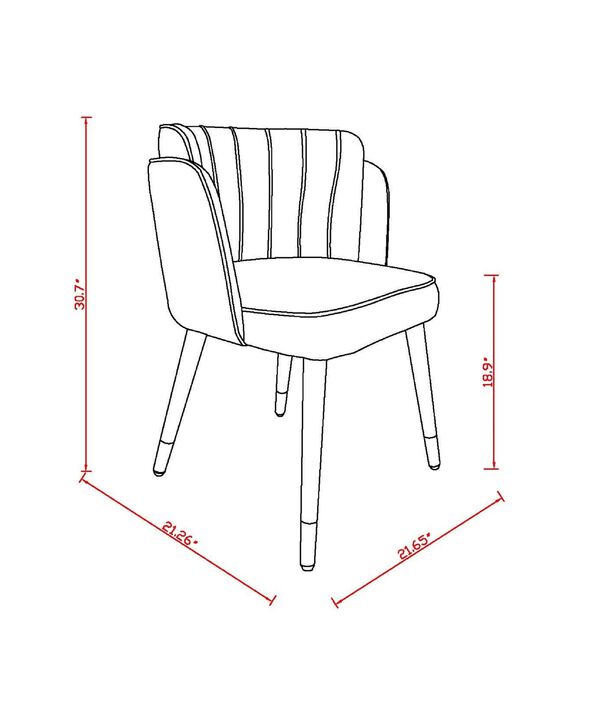Zephyr Cream Dining Chair
