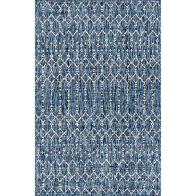Ourika Moroccan Geometric Textured Weave Area Rug