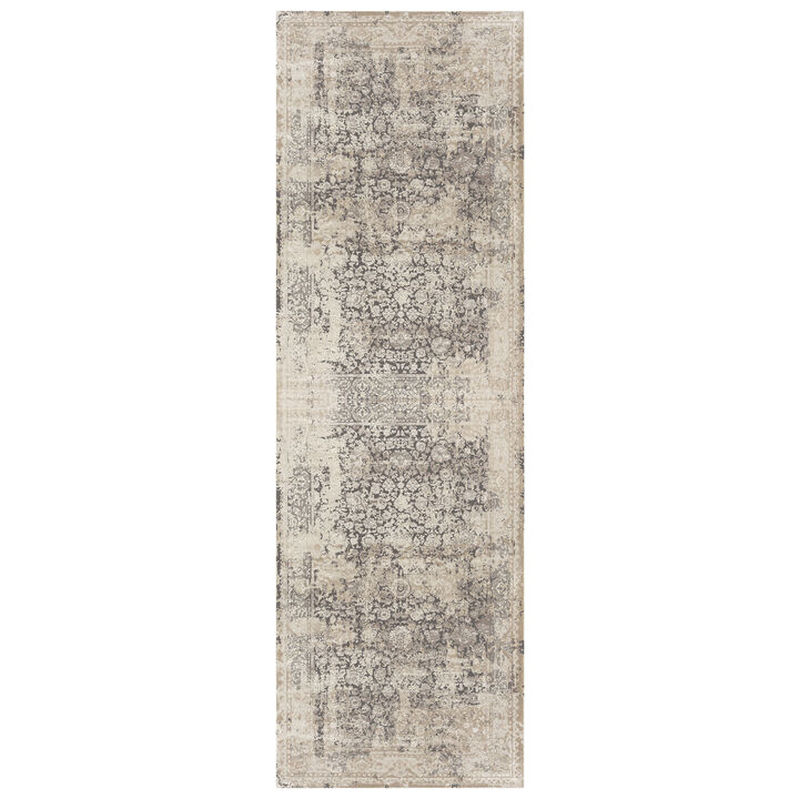 HomeRoots Floral Runner Rug