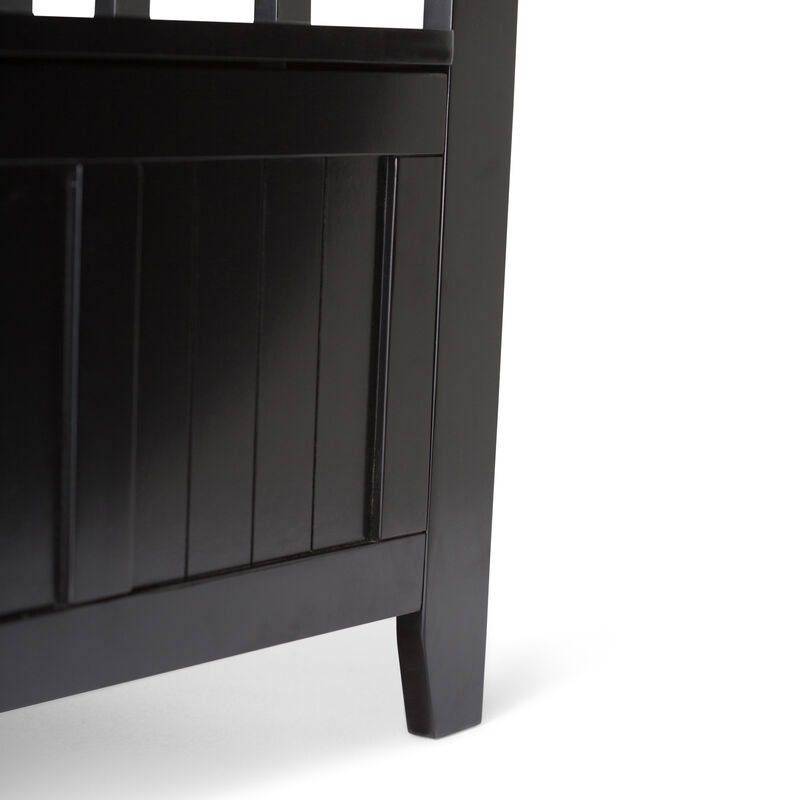 Simpli Home Acadian Entryway Storage Bench image number 4