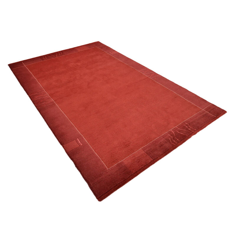 Rugsotic Carpets Hand Knotted Tibbati Wool Size Area Rug Contemporary Size T00206 image number 2