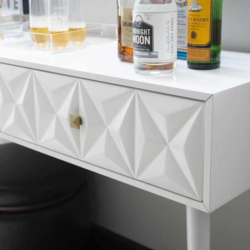 Linon Geo Console White image number 2