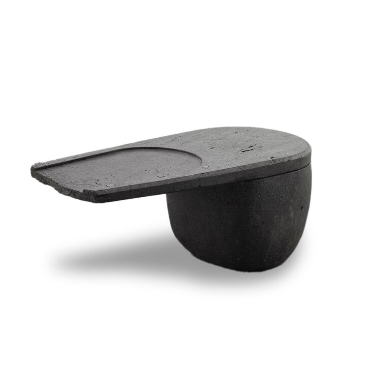 CENTRO Coffee Table Handcarved Volcanic Stone by ANDEAN, One-of-a-Kind