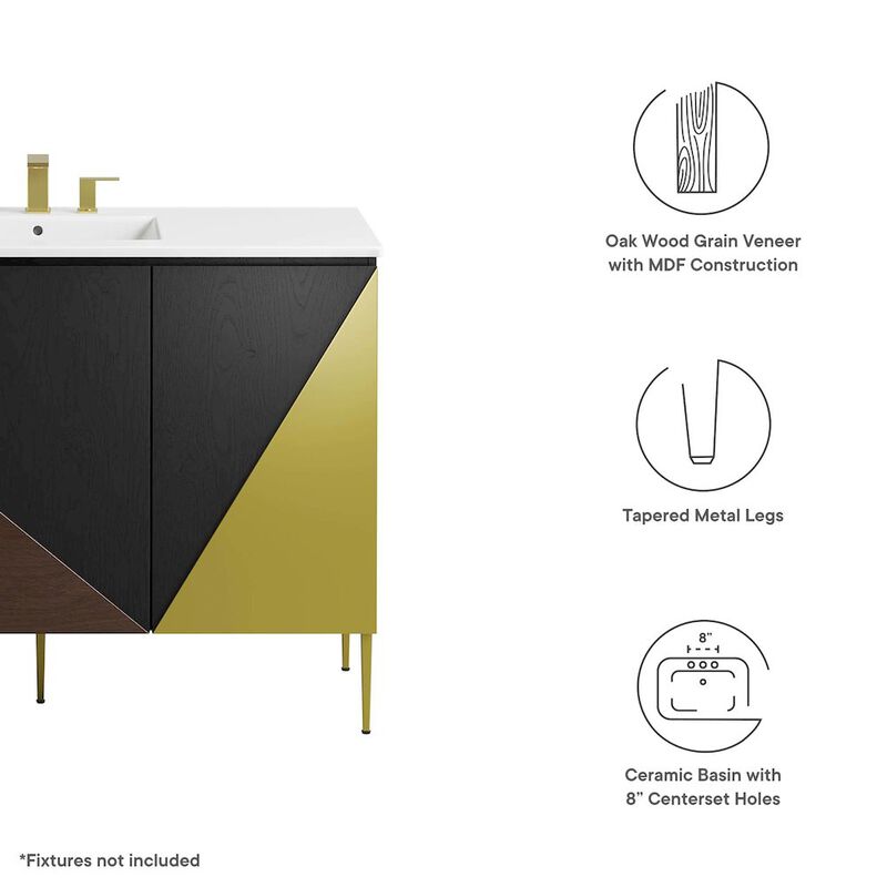 Alchemist 48" Single Sink Bathroom Vanity image number 1