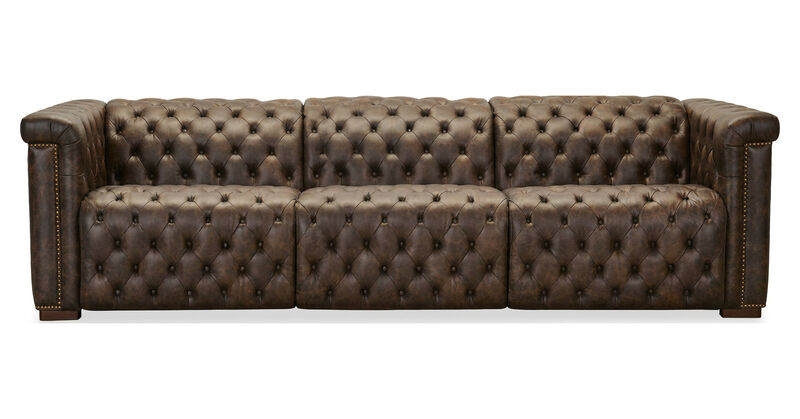 Savion Deux Leather Sectional image number 0