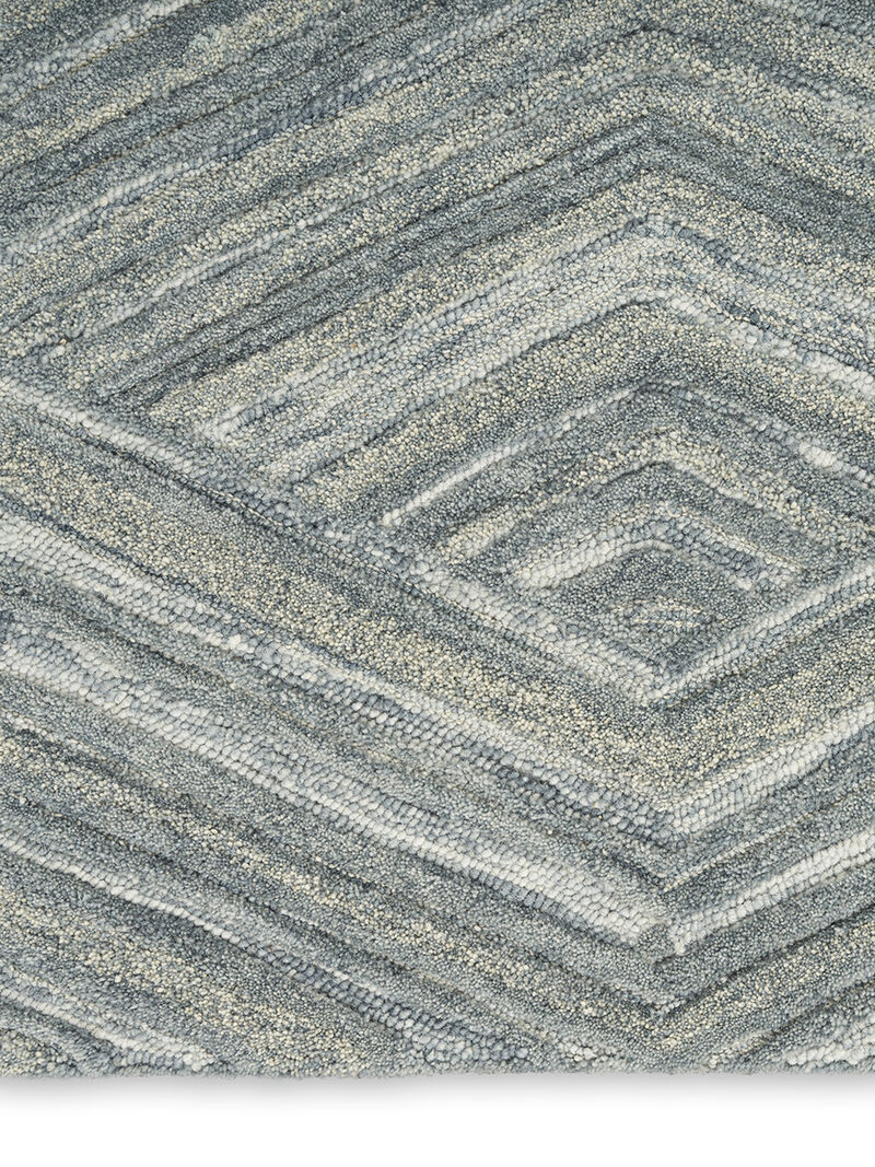 Graceful GRU03 Blue 2'3" x 7'6" Rug image number 3