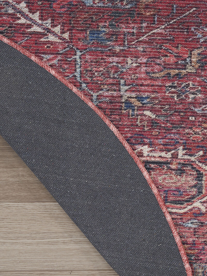 Machine Washable Series 1 SR102 Brick 7'10" x 9'10" Rug