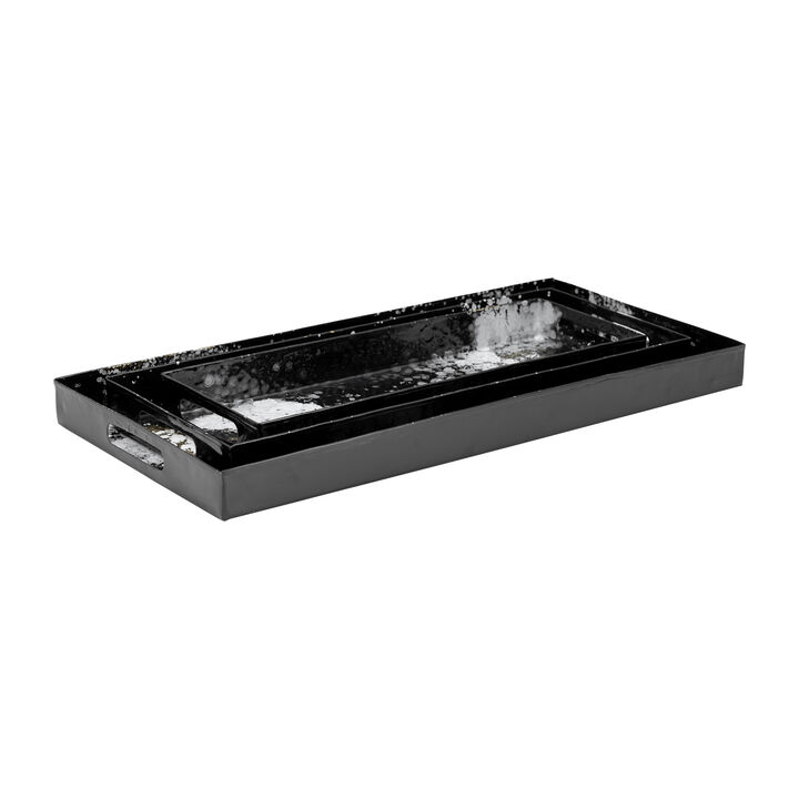 Metal S/3 Rectangular Trays