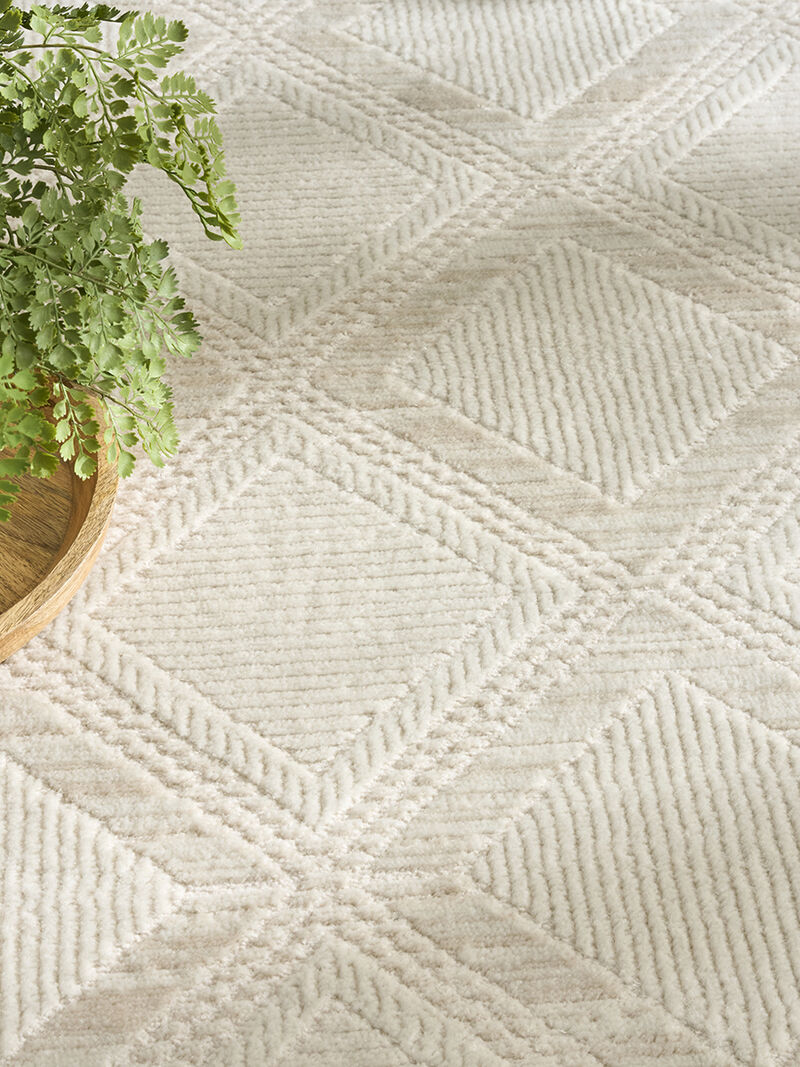 Serenity Home SRH11 Ivory 5'3" x 7'3" Rug image number 8