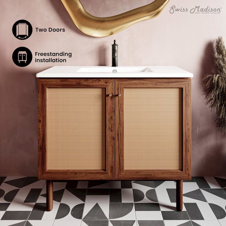 Classe 36" Freestanding Bathroom Vanity with Sink Top