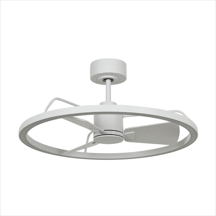Lucci Air Cessna 28" Ceiling Fan with Light and Remote, Modern LED Ceiling Fan for Bedroom, Energy Efficient DC Motor, Modern Fandelier