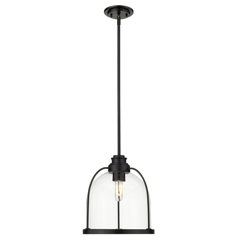 Hivvago Stanton 1-Light Matte Black Pendant