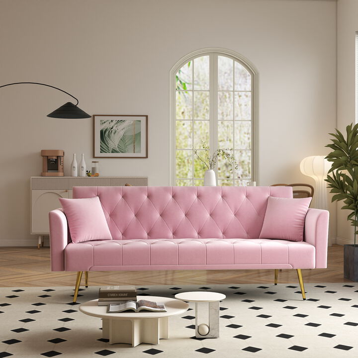 Limpis 72 inch foldable sleeper sofa