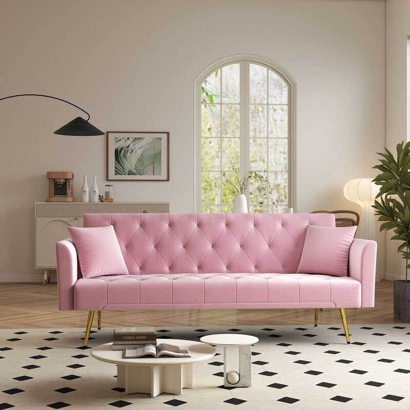 Limpis 72 inch foldable sleeper sofa image number 1