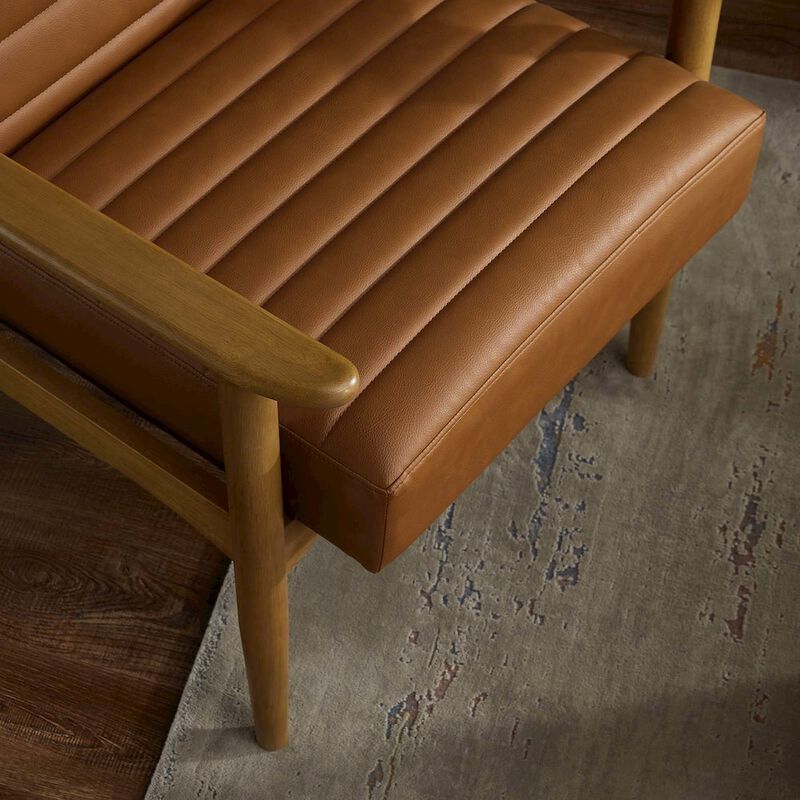 Jensen Vegan Leather Accent Chair image number 7