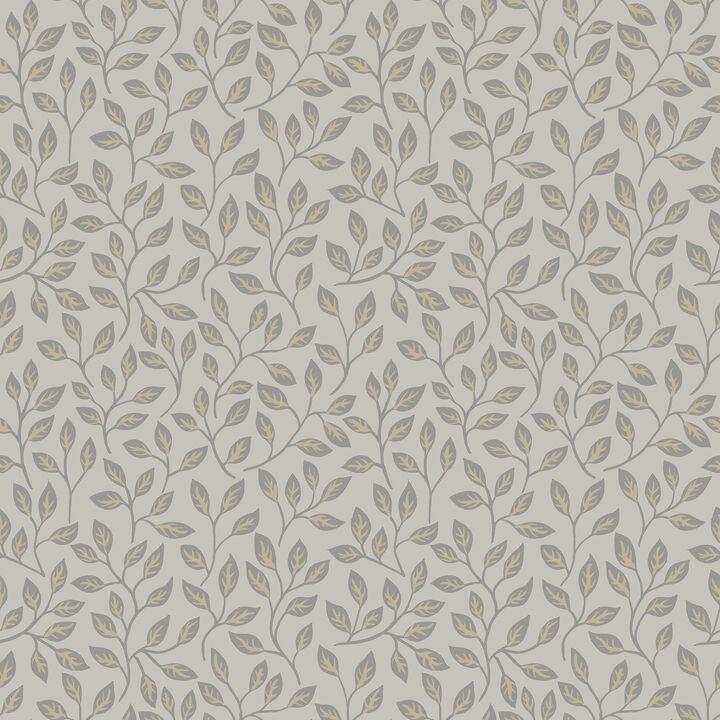 Posey Beige Vines Wallpaper