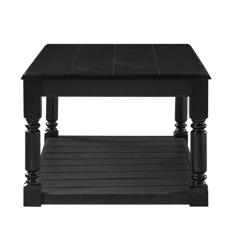Kabris Farmhouse Wooden Coffee Table image number 4