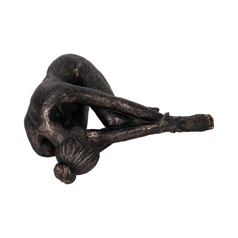 11" Resting Ballerina, Bronze image number 5