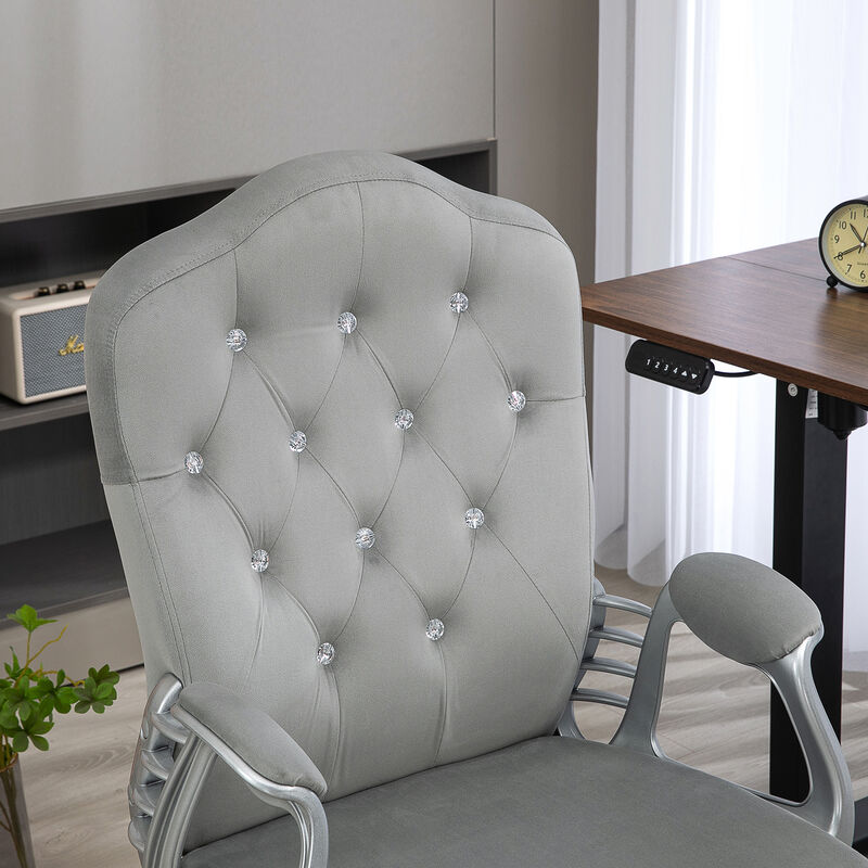 Ergonomic Desk Chair, Comfortable Office Seating with Adjustable Backrest and Lumbar Support