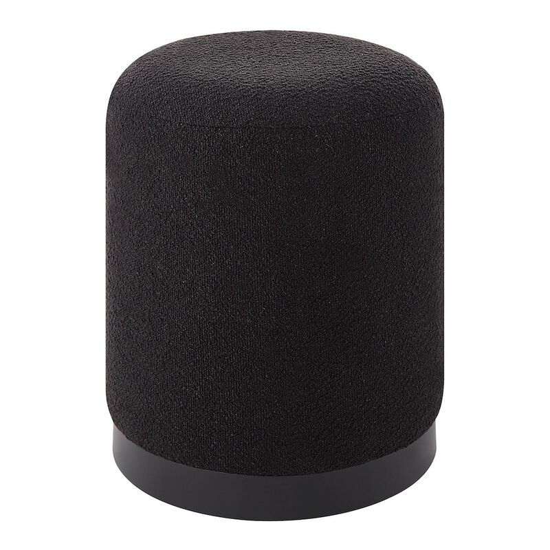 Renwil Castillo Ottoman In Black Color