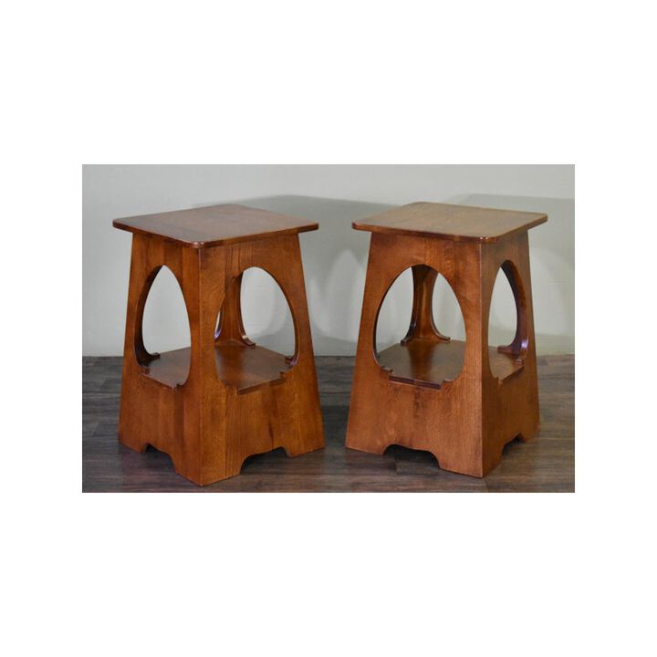 Crafters and Weavers Arts and Crafts / Mission Style Taboret End Table