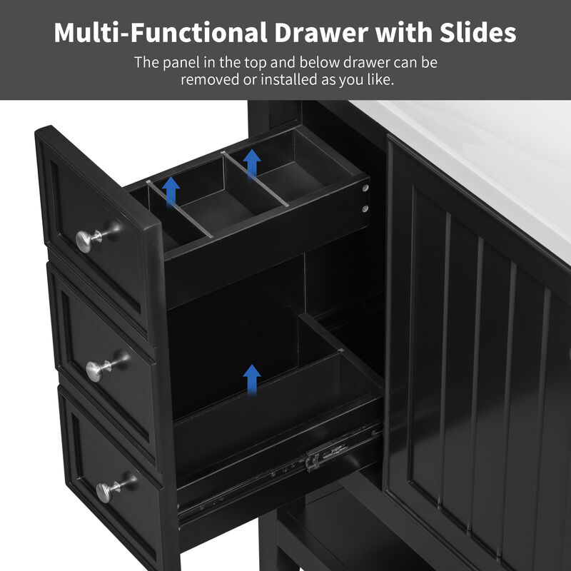 Merax 36" Bathroom Vanity Cabinet Base Only