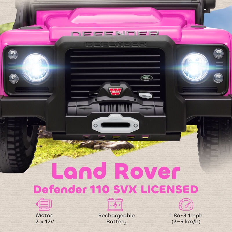 BreeBe Land Rover Licensed Electric Car for Kids with Remote Control, Dual Motors, Spring Suspension, LED Lights image number 3