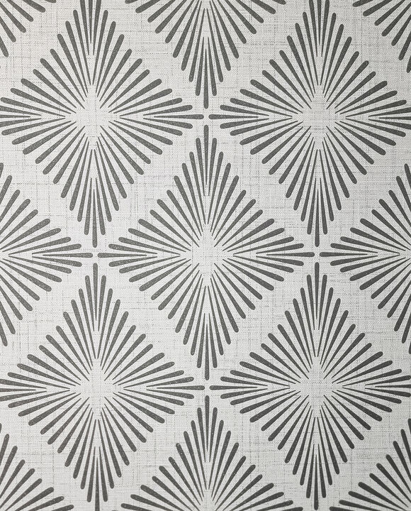 Denver Dark Grey Starburst Wallpaper