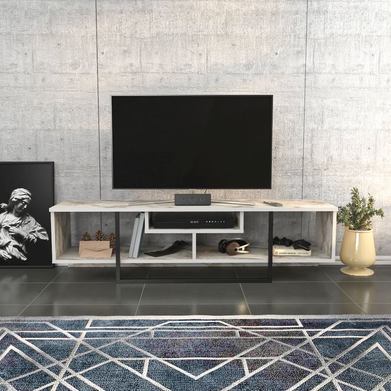 Decorotika Asal 59 Tv Stand - Ephesus Black