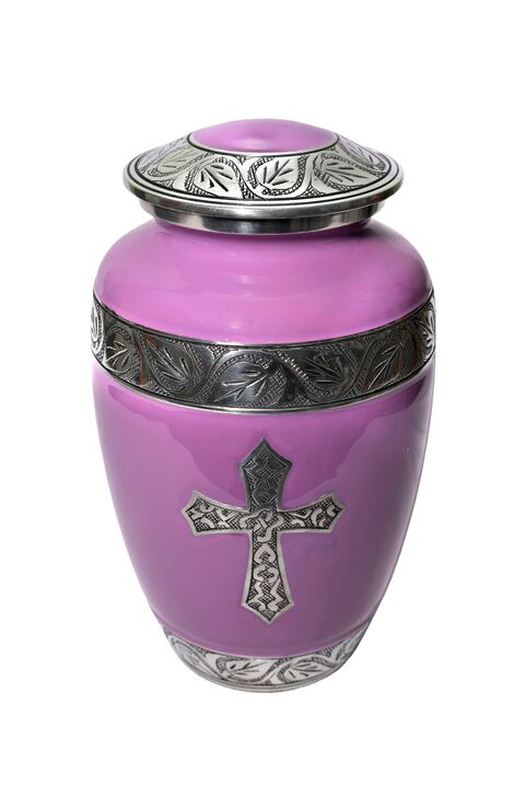 Memorial Urns accents cross