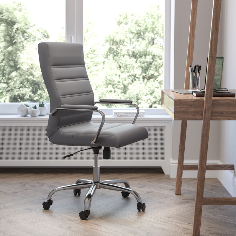 Flash Furniture  High Back  Leather Executive Swivel Chair image number 1