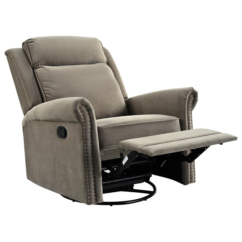 Merax 360&deg; Swivel Recliner Manual Rocking Recliner