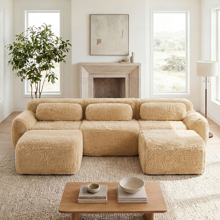 Ciltur U-shaped Boneless Sectional Sofa