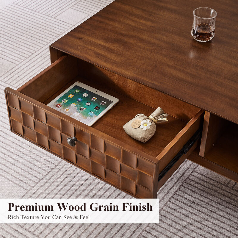 Jaxzak Mid‑Century Farmhouse Coffee Table image number 5