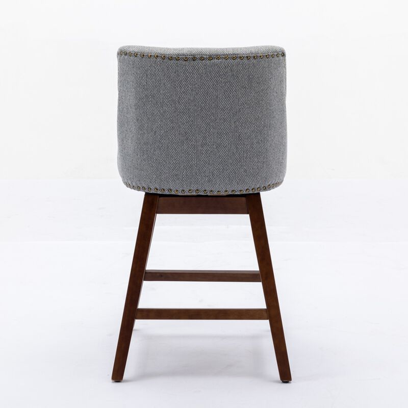 Streamdale Ergonomic Swivel Chair with Curved Back and Cushioned Seat image number 5