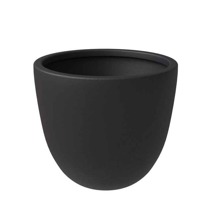 LeisureMod Dahlia Series Fiberstone ans MgO Clay 14" Planter