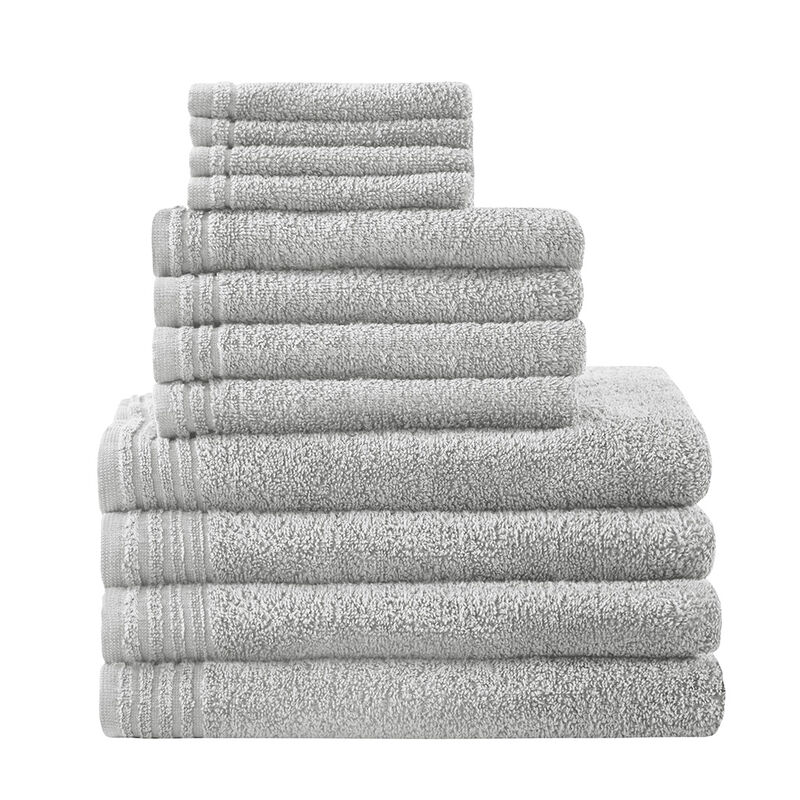 Gracie Mills Leocadia 12-Piece 100% Cotton Quick Dry Towel Set