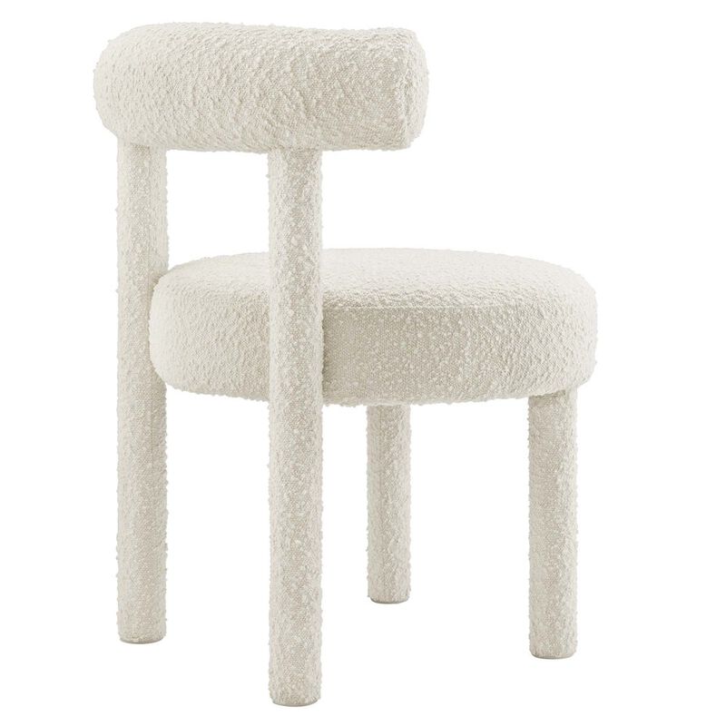 Toulouse Boucle Fabric Dining Chair Set of 2 image number 5