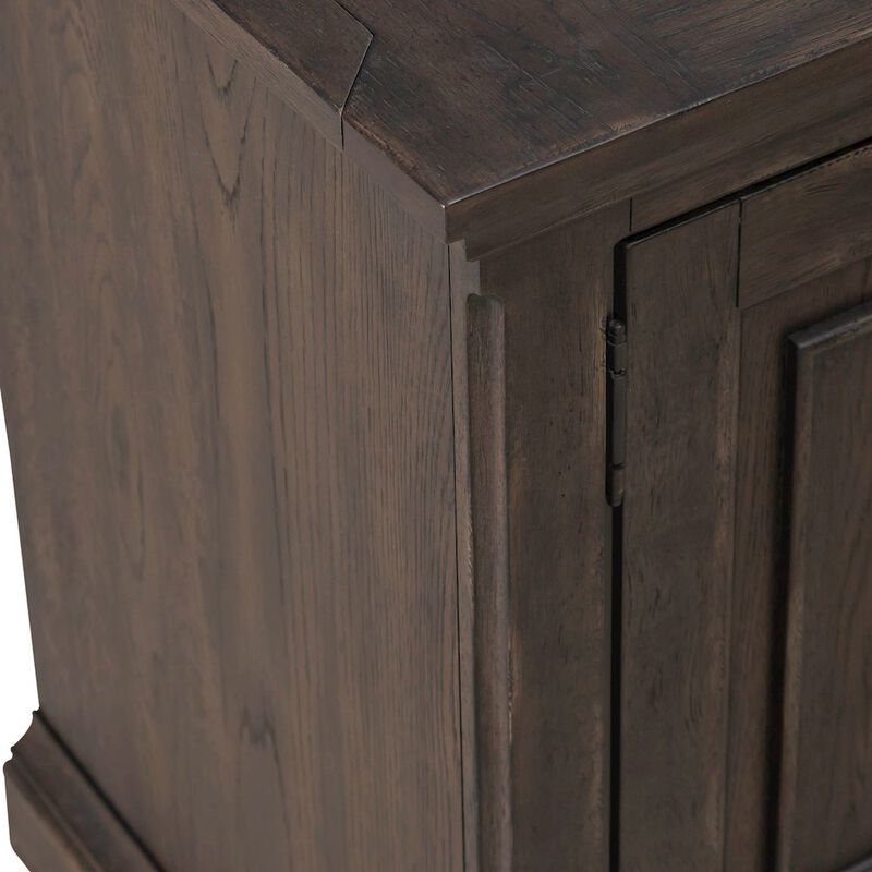 Liberty Furniture Paradise Valley 78 Inch Entertainment Console for Living Room - Saddle Brown image number 4