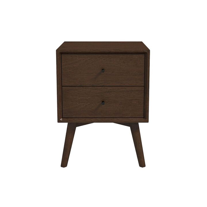 Ashcroft Furniture Co Caroline Mid Century Modern Style Night Stand