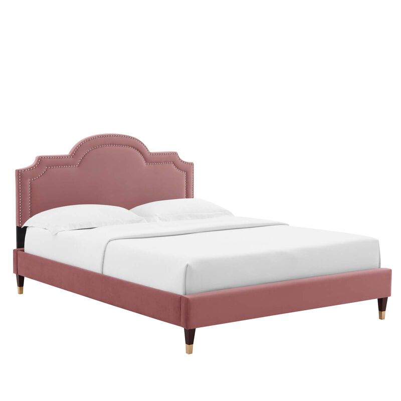 Modway - Aviana Performance Velvet Twin Bed image number 1