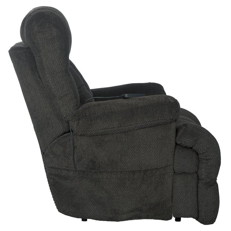 Catnapper Sterling Power Lay Flat Recliner with Power Adjustable Headrest and Lumbar