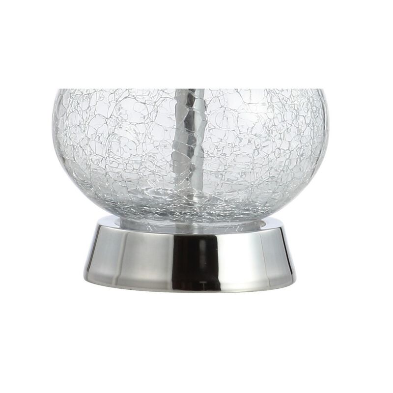 Playa Metal/Bubble Glass LED Table Lamp