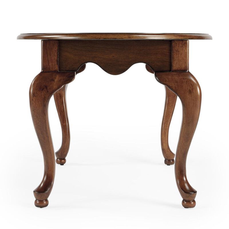 Butler Specialty Grace Oval 4 Legs Coffee Table, Medium Brown image number 4