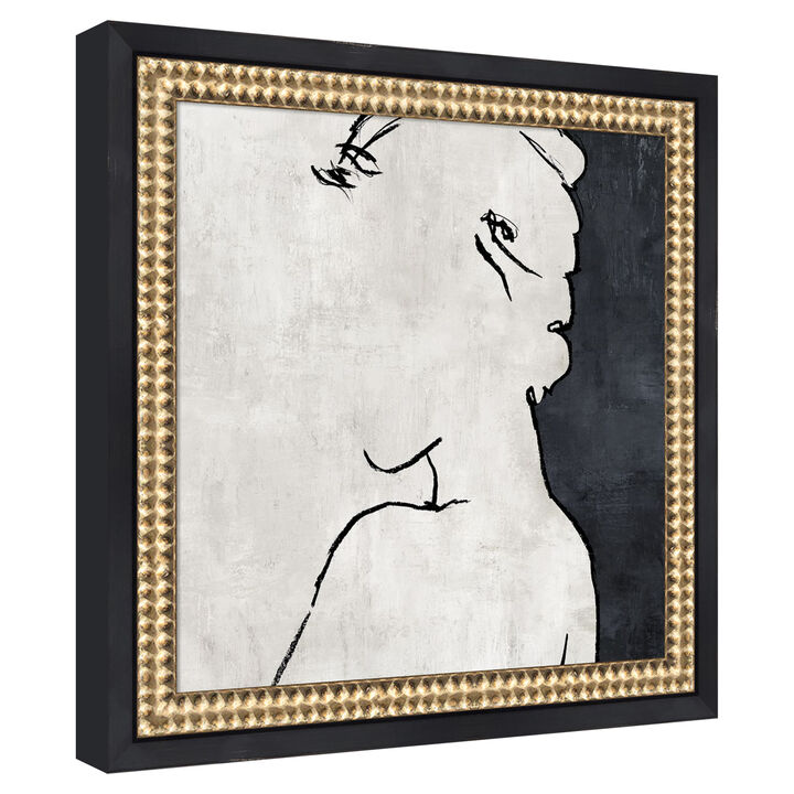 Contrast of Light and Shadow II by Eli Jones Wood Framed Wall Art Print