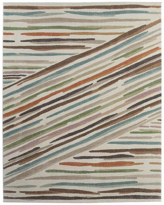 HomeRoots Abstract Area Rug