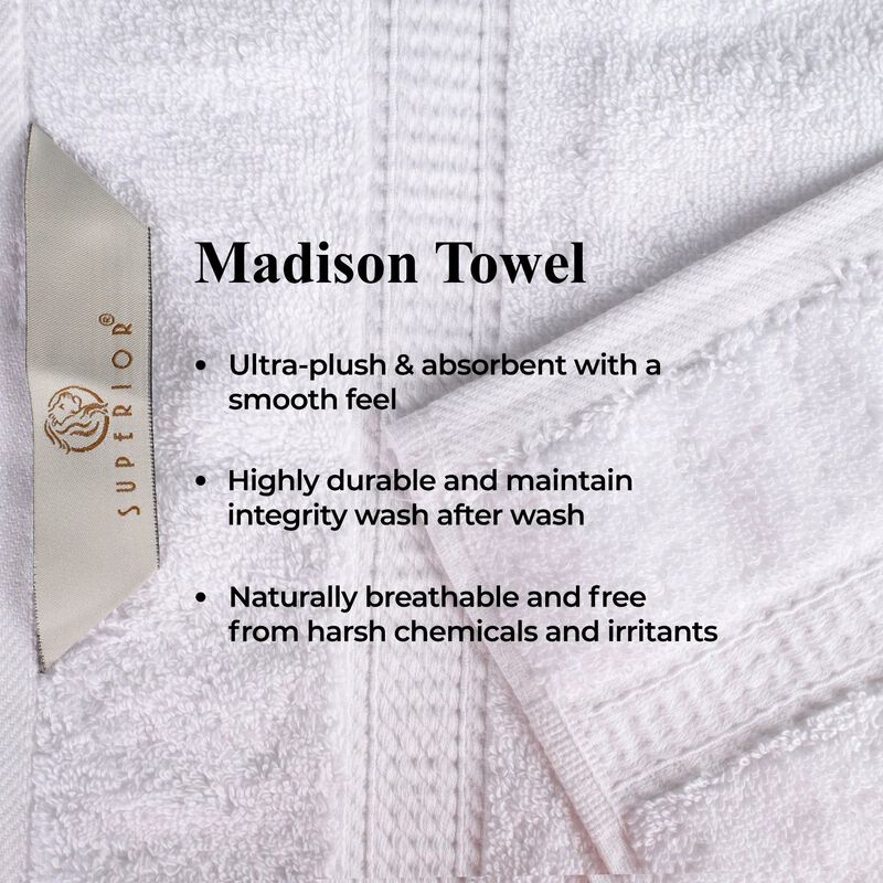 Egyptian Cotton Plush Bath Sheet Set of 2, Soft Absorbent Towels image number 5