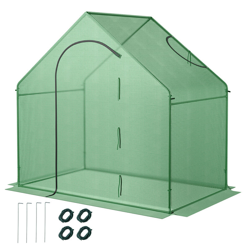Portable Outdoor Warm House with PE Cover and Roll-up Zippered Door image number 0