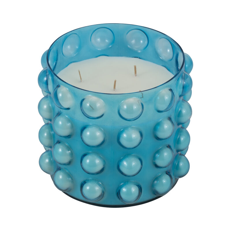 Glass, 9" 102 Oz Bubble Candle image number 3