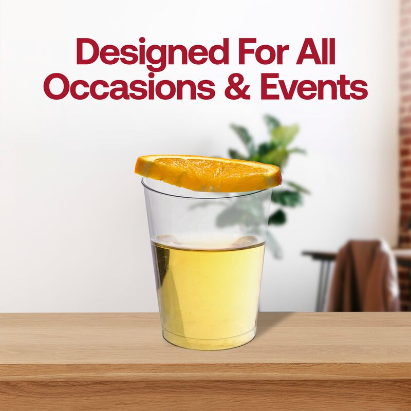 10 oz. Clear Round Plastic Cups (240 Cups) image number 6